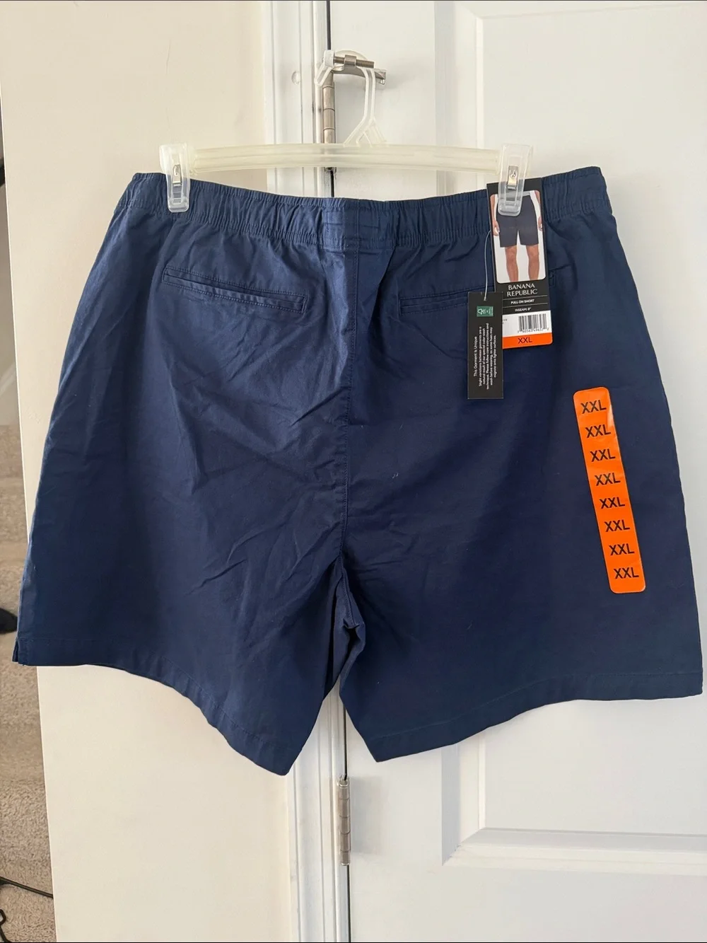 Men's Navy Drawstring Performance Shorts XXL